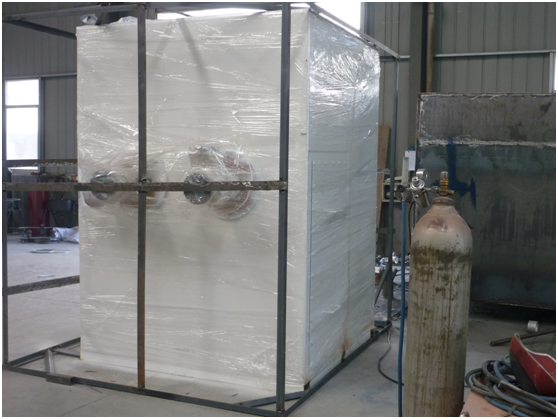 Petite usine cryogénique 138KW, usine de séparation d'air de la basse pression ASU pour le N2/O2